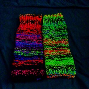Colorful Knit Arm Warmers